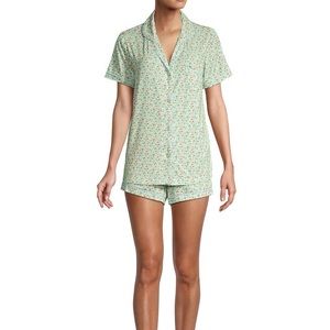 NWT Roller Rabbit Enna Floral PJ Polo Set